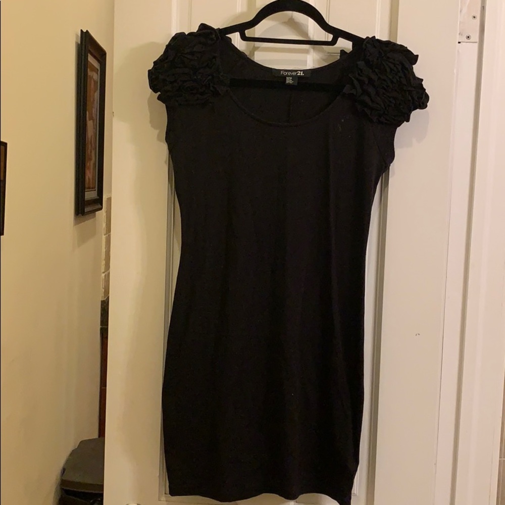 Forever 21 ruffle sleeve dress
